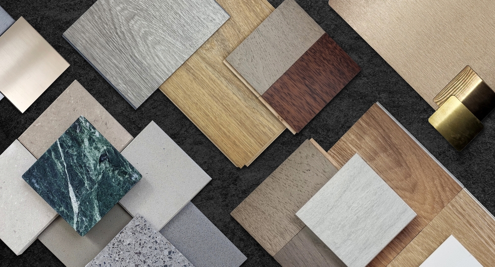 Home,Interior,Material,Samples,Selection,Contains,Brushed,Stainless,,Metallic,Laminated,