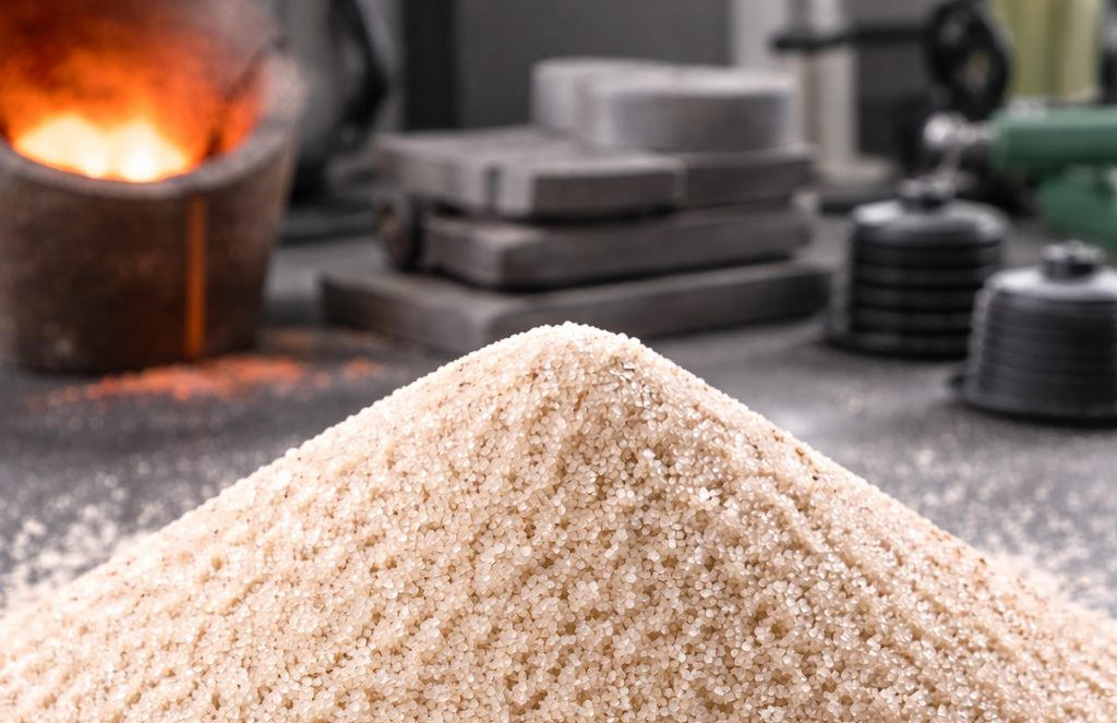 Foundry Silica Sand (Washed, Graded & Dry)<br />
