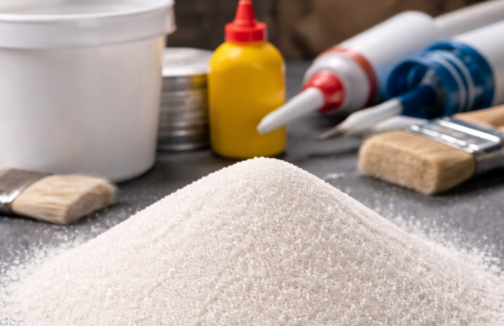 Adhesive Grade SIlica Sand_Tile adhesives, wall putty, grouts -  Profits Connection