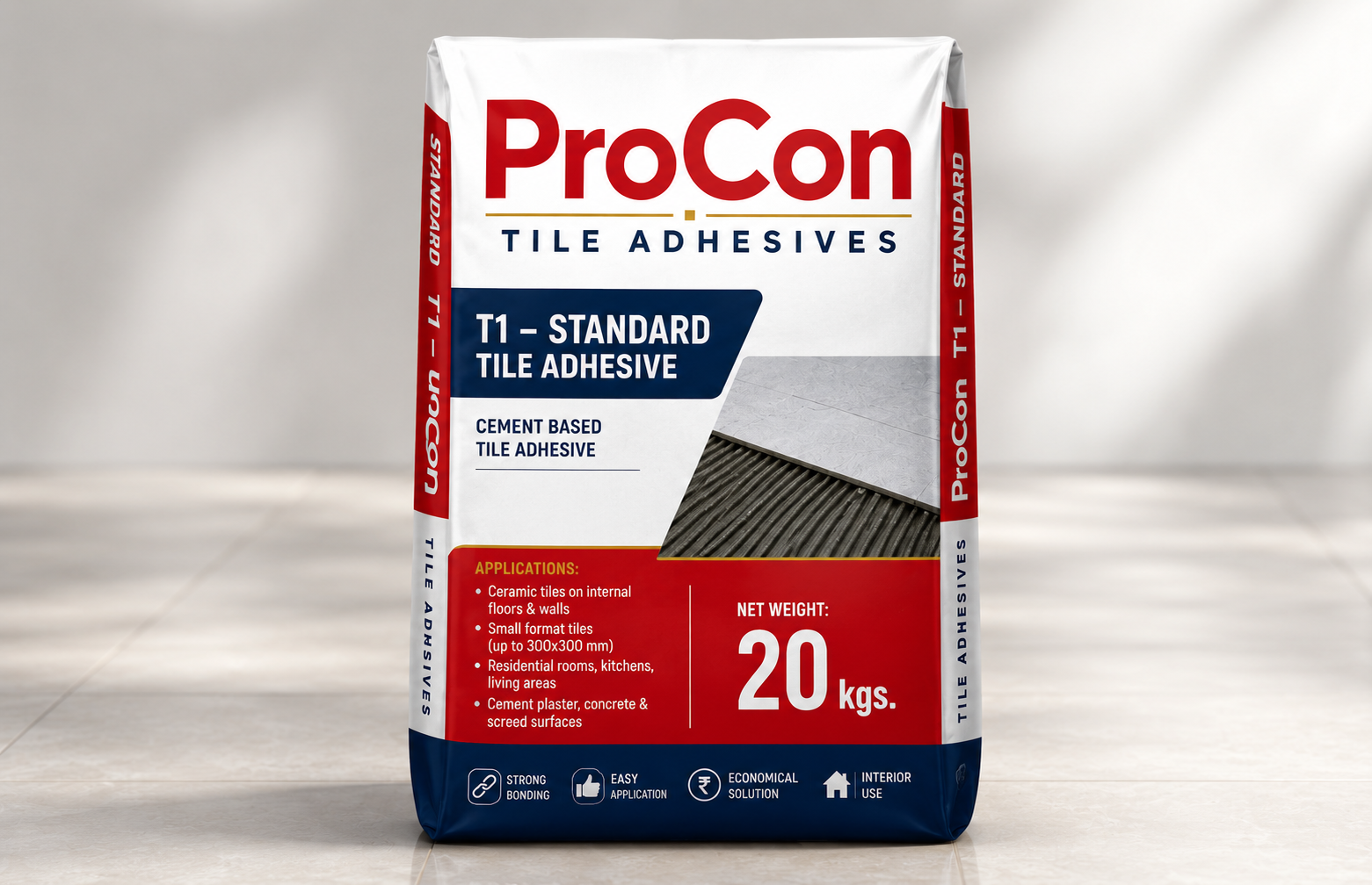 ProCon T1 – Standard Tile Adhesive Profits Connection Gujarat India